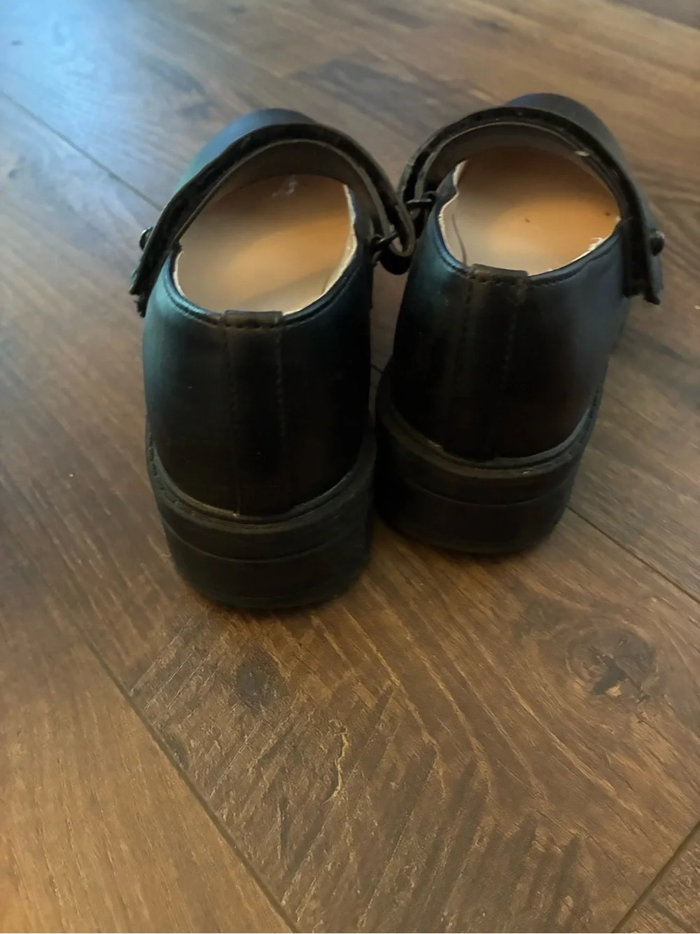 The Children's Place Black Mary Jane Hook-and-Loop Dress Shoes